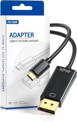 USB C to Female DisplayPort 1.4 Cable 8K/60Hz, 4K/144Hz, USB-C to DP Video Adapter Cable M/F - HBR3/HDR/DSC-Compatible for MacBook Pro/Air,iPad, iPhone 15 and XPS etc.(7.8in/20cm) in Saudi Arabia
