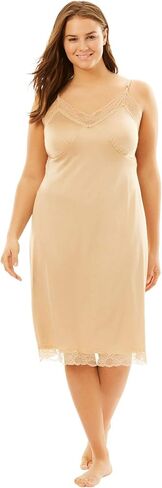 Comfort Choice Plus Size Full Slip Double Skirted in Saudi Arabia