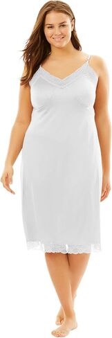 Comfort Choice Plus Size Full Slip Double Skirted in Saudi Arabia