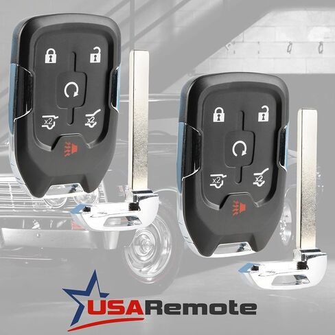 Smart Key Fob Keyless Entry Remote fits 2015-2020 Chevy Suburban/Tahoe/GMC Yukon + Yukon XL (HYQ1AA, 13580802) in Saudi Arabia