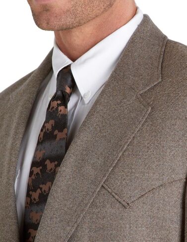 Cripple Creek Men's Circle S Brown Plano Sport Coat in Kuwait
