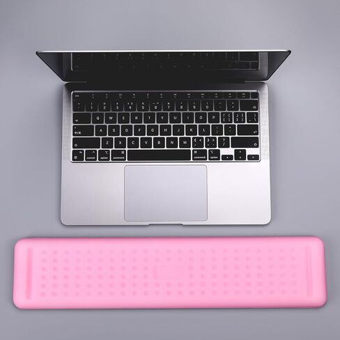 Aelfox Wide Gaming Keyboard Wrist Rest, Ergonomic Comfortable Armrest/Elbow Rest Pad, Memory Foam Wrist Pad for Keyboard Laptop Computer Wrist Support in Home Office（17.32 x 3.94 x 0.79 Inch） in Saudi Arabia