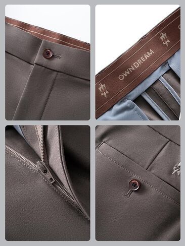 Mens Dress Pants, Stretch Wrinkle Free Performance Custom Office Pants in Saudi Arabia