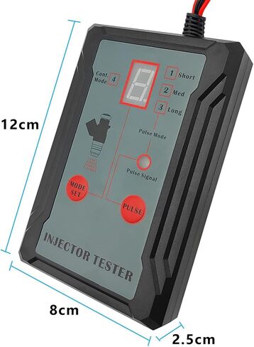 Ymiko 5V Fuel Injector Tester, for Diagnosis Cleaning of Injectors with 12V 5V Switchable, Short Circuit Protection, Suitable for Gasoline Vehicles in Saudi Arabia