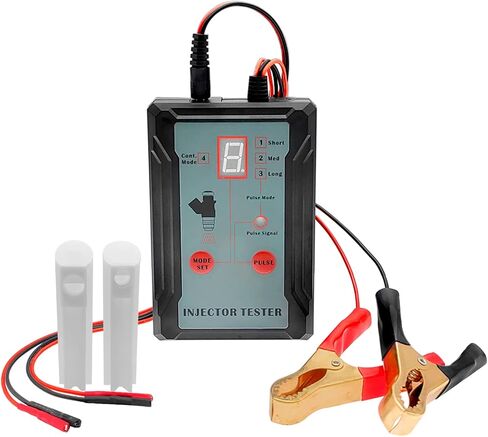 Ymiko 5V Fuel Injector Tester, for Diagnosis Cleaning of Injectors with 12V 5V Switchable, Short Circuit Protection, Suitable for Gasoline Vehicles in Saudi Arabia