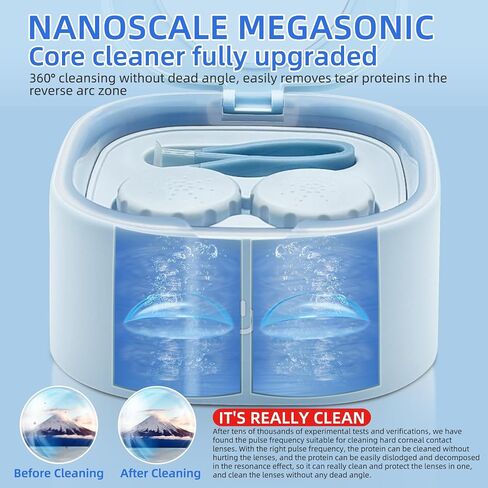 Rigid Keratoplasty Scleral Ultrasonic Contact Lens Cleaner for OK Lens and RGP Lenses in Saudi Arabia