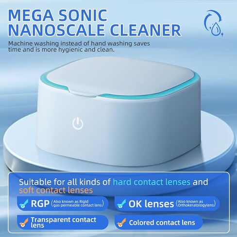 Rigid Keratoplasty Scleral Ultrasonic Contact Lens Cleaner for OK Lens and RGP Lenses in Saudi Arabia