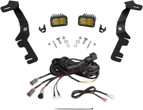 Diode Dynamics Stage Series Backlit Ditch Light Kit متوافق مع RAM 1500 2019-2024 ، Bracket فقط لا شيء in Kuwait