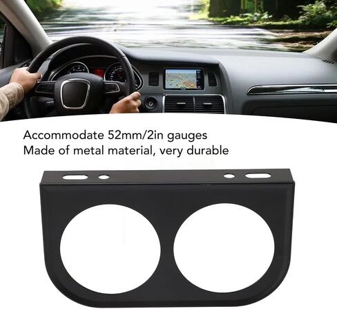 2 ثقب مقياس لوحة ، Universal Console Dashboard Gauge حامل DASH POD 2‑1/16 بوصة 52 مم لوحة MATTER MATTER MATTER Univers in Saudi Arabia