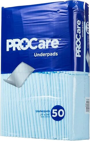 ProCare Disposable Underpad Fluff 21 X 34 Inch CRF-150 50 pads in Saudi Arabia