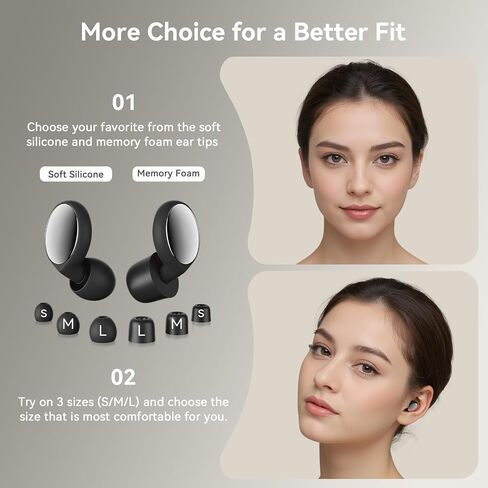 Ear Plugs for Concerts, 18/33db Adjustable High Fidelity Earplugs for Music Festival＆Musicians-Noise Cancelling for Motorcycle, Work in Saudi Arabia