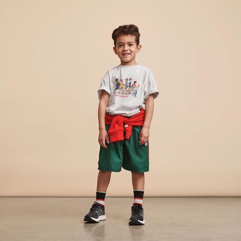 New Balance Kids' Performance Cushioned No Show Socks-8 Pairs-Breathable Mesh Arch Support in Saudi Arabia