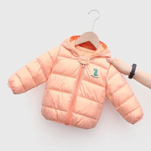 Toddler Baby Boys Girls Hooded Puffer Jacket Winter Warm Outerwear Dinosaur Bear Ears Coats Hooded Winter Clothes in Saudi Arabia