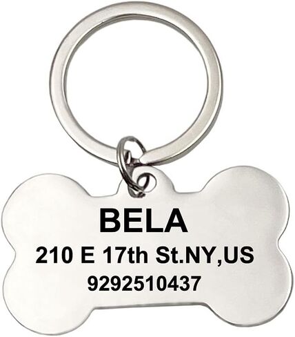 Personalized Keychains for Women Customized Key Chains Men Engraved Name Inspirational Stainless Steel Dog Tag in Saudi Arabia