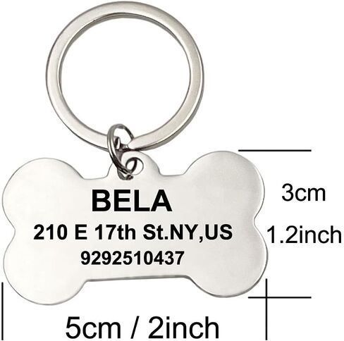 Personalized Keychains for Women Customized Key Chains Men Engraved Name Inspirational Stainless Steel Dog Tag in Saudi Arabia