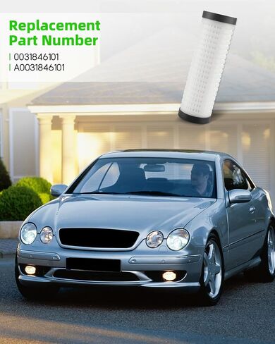 Oil Filter Fit for Mercedes C CL S SL Base Series, ABC Hydraulic Self-Leveling Oil Filter Replacement 0031846101 A0031846101 in Saudi Arabia