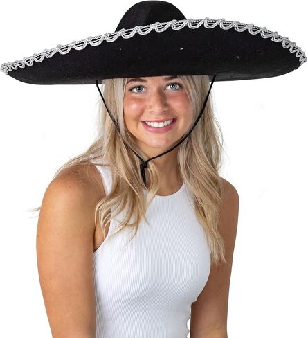 Dress Up America Adult Mexican sombrero Hat - Available for kids and adults in Saudi Arabia