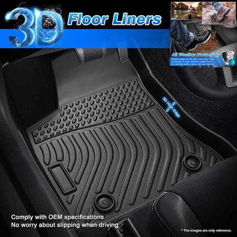 Cartist متوافق مع سجادات الأرضية BMW X3 F25 2011-2018 سجادة أرضية لجميع الأحوال الجوية حماية السجاد TPE بطانات أرضية شديدة التحمل عديمة الرائحة in Saudi Arabia