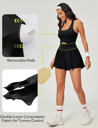 Ewedoos Womens Workout Romper for Women 2025 Romper Romper One Athletic One Piech in Saudi Arabia