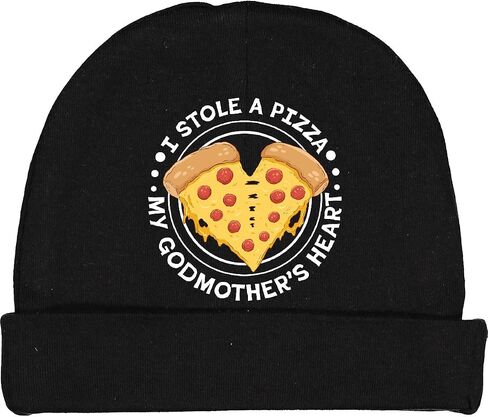 inktastic I Stole a Pizza My Godmother's Heart Baby Beanie Hat in Saudi Arabia