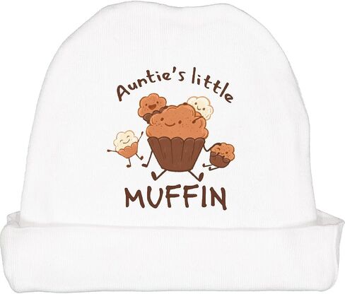 inktastic Auntie's Little Muffin Baby Beanie Hat in Saudi Arabia