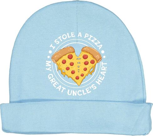 inktastic I Stole a Pizza My Great Uncles's Heart Baby Beanie Hat in Saudi Arabia