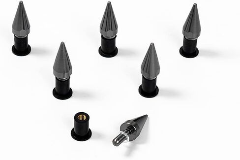 6 قطع براغي شاشة للرياح الشاملة تتوافق لمعظم السحابات اللولبية من طراز الزجاج الأمامي للدراجات النارية (أسود) in Kuwait