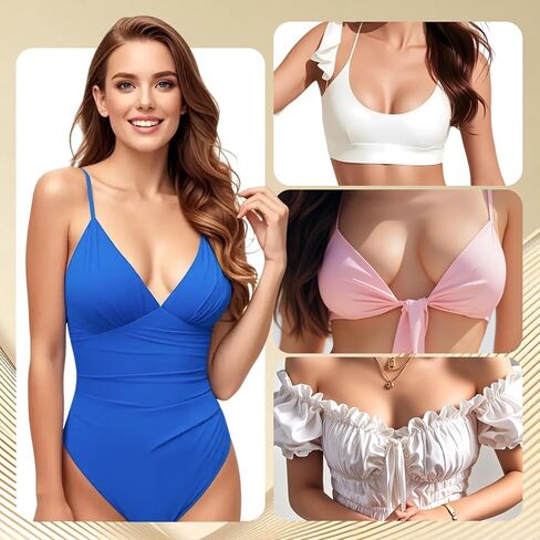 Pasties Nipple Covers for Women Lift Ultra-Thin Push Up Sticky Adhesive Silicone Bra for Dress in Saudi Arabia