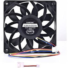 12038 PWM مروحة تبريد 120 مم 38 مم تيار مستمر 12 فولت 4Pin عالية 260 CFM فرش مزدوج كروي 5400 دورة في الدقيقة لخزانة محطة عمل الخادم in Kuwait
