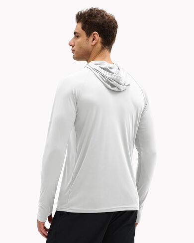 Boladeci Men's UPF 50+ Sun Protection Lightweight Hoodie Shirts Long Sleeve Fishing Shirts SPF UV Hiking Swim in Kuwait