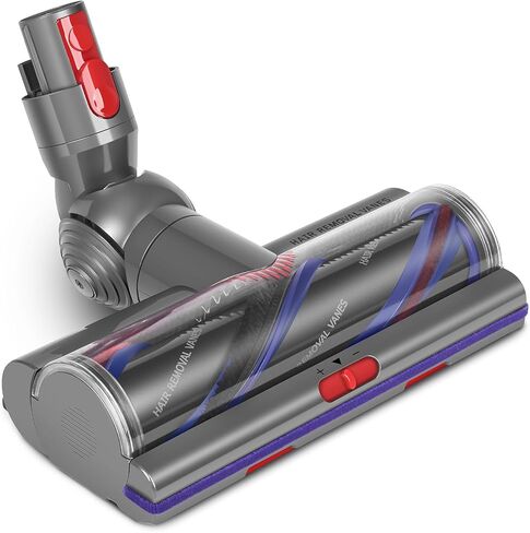 FUNTECK De-tangling Motorized Cleaner Head for Dyson V8 V10 V11 V15 Cordless Vacuums, Good for Smooth Hard Floors and Carpets in Saudi Arabia