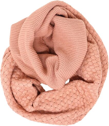KMystic Womens Thick Knit Winter Warm Infinity Circle Loop Scarf in Saudi Arabia