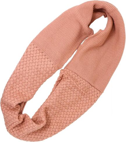 KMystic Womens Thick Knit Winter Warm Infinity Circle Loop Scarf in Saudi Arabia