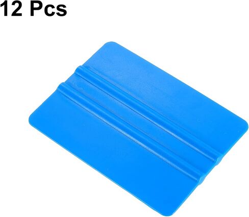 Harfington 12pcs Squeegee Vinyl ، Tool Wrap Vinyl Decal Squeegee ، مقطورة من مكشطة الفينيل 4 بوصة للسيارة لتفاف السيارة ، صنع العلامات ، النافذة ، الأزرق ، المستطيل in Kuwait