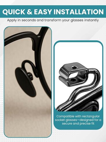 SPORTS WORLD VISION 13mm Push-in/Screw-in Titanium Eyeglass Nose Pads, 1 Pair in Kuwait