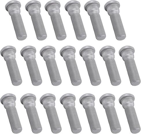 APPERIANPAR 20PCS WHEED LUG STUD لـ 4RUNNER AVALON CAMRY CELICA COROLLA PICKUP RAV4 Sequoia T100 TUNDRA NOVA PRIZM CT200H ES250 ES300 ES330 GS400 GS430 GX470 IS300 RX300H VIBE IM IQ in Saudi Arabia