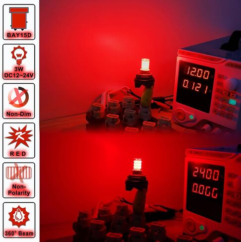 12 فولت وميض وميض أضواء الفرامل وميض 1157 2057 2357 7528 Bay15d LED LED استبدال لارفي CAMPER in Kuwait