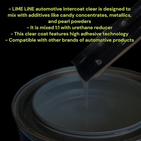 LiME LiNE Intercoat Clear Carrier for Candies, Metal Flake and Powdered Pearls in Kuwait