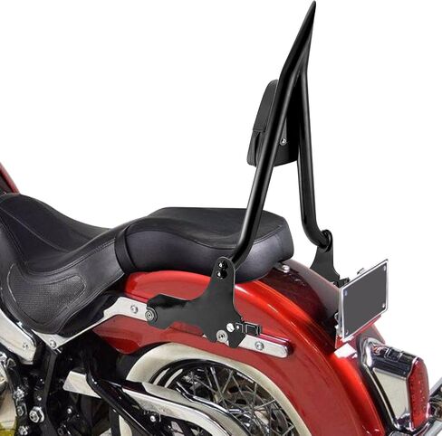 WSAYS 23 "Tall Sissy Bar 1.3" مسند راكب للركاب الدهون سريعًا قابل للفصل مع Harley Softail Deluxe Fat Boy Heritage Standard Springer Classic 2000-2017 ، Chrome in Kuwait