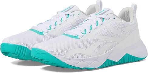 Reebok Women's NFX Trainer Sneaker, Chalk/Washed Clay/Footwear White, 6 in Saudi Arabia