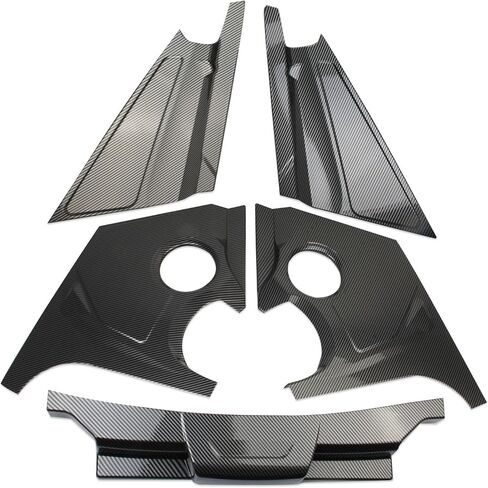 Crosselec Carbon Carbon Style Engine Compartment Propartment Propray Cover Cover Assories for Chevrolet Corvette C8 2020-2025 in Kuwait