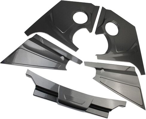 Crosselec Carbon Carbon Style Engine Compartment Propartment Propray Cover Cover Assories for Chevrolet Corvette C8 2020-2025 in Kuwait