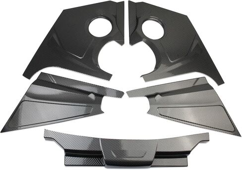 Crosselec Carbon Carbon Style Engine Compartment Propartment Propray Cover Cover Assories for Chevrolet Corvette C8 2020-2025 in Kuwait