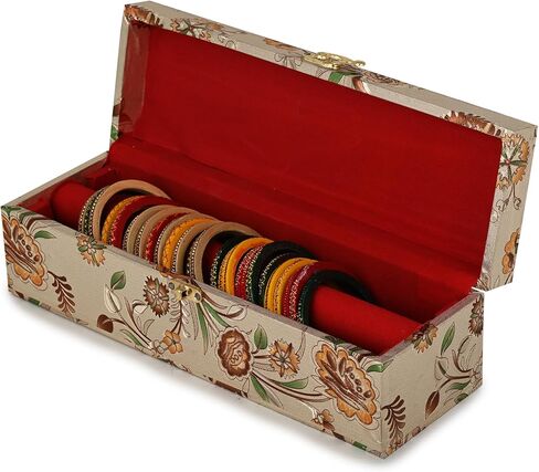 Bangle Boxes for Women Elegant Jewelry Organizer with Spacious Bangle Storage Box Ideal for Bracelets Watches Bangles & Jewelry Perfect Gift for Women in Saudi Arabia
