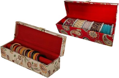 Bangle Boxes for Women Elegant Jewelry Organizer with Spacious Bangle Storage Box Ideal for Bracelets Watches Bangles & Jewelry Perfect Gift for Women in Saudi Arabia