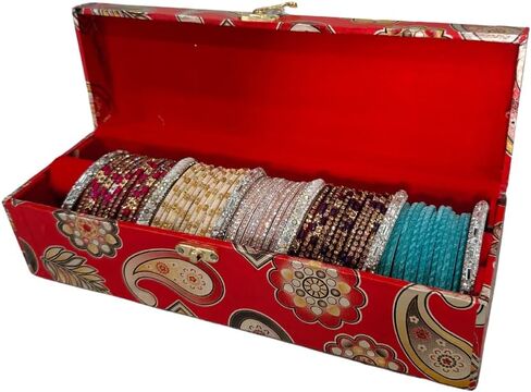 Bangle Boxes for Women Elegant Jewelry Organizer with Spacious Bangle Storage Box Ideal for Bracelets Watches Bangles & Jewelry Perfect Gift for Women in Saudi Arabia
