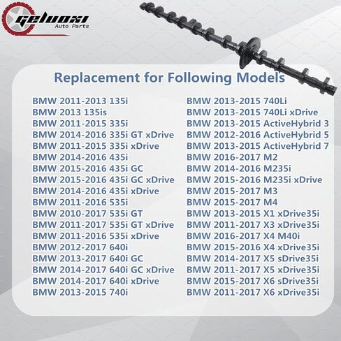 Geluoxi Engine Engine Geancaft Raft Valvetronic 11377589883 PRECITION FOR BMW X1 X4 X5 X5 in Kuwait