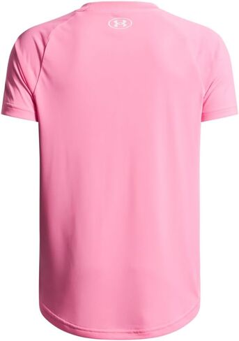 Under Under Armor Boys Tech 2.0 Shorted Seleve T-Shirt ، (682) Fluo Pink / / White ، Medium in Saudi Arabia