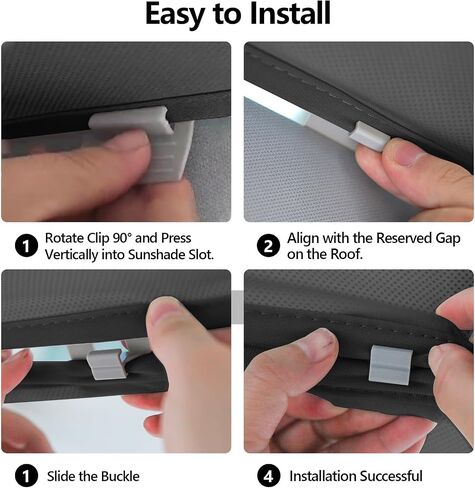 Tesla Model Y Sunshade Roof 2020-2024 | Split-Design UV Protection & Heat Insulation | UPF50+ Reflective Fabric, Sag-Free Fit, Quick Installation in Saudi Arabia