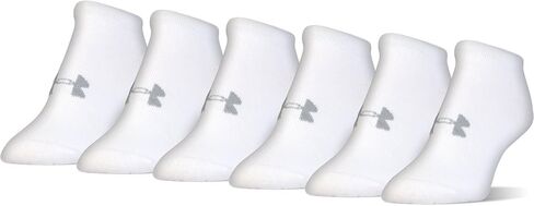 Under Under Armor Women's Courned Cotton No Show Sinwer Socks (6 Pack) in Saudi Arabia